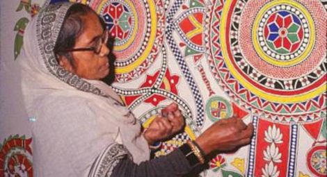 Ganga Devi Famous Madhubani Artist
